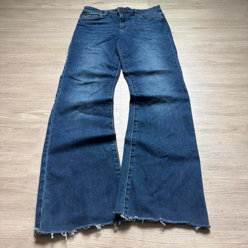 28x30 Blue Bootcut Flared Denim Jeans Y2K Vintage 2000s Style